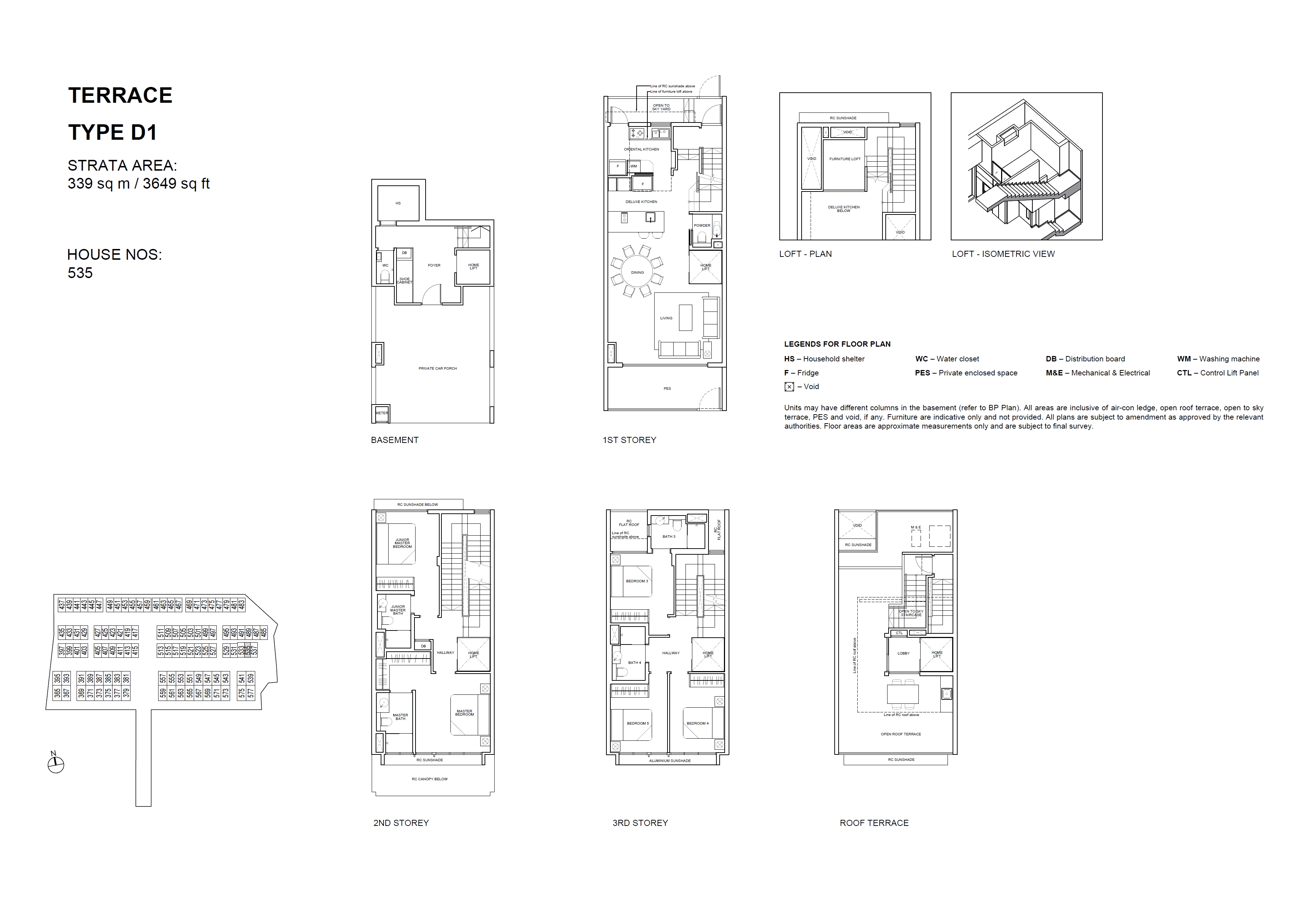 Belgravia Ace 1 Bedroom Floor Plan 1