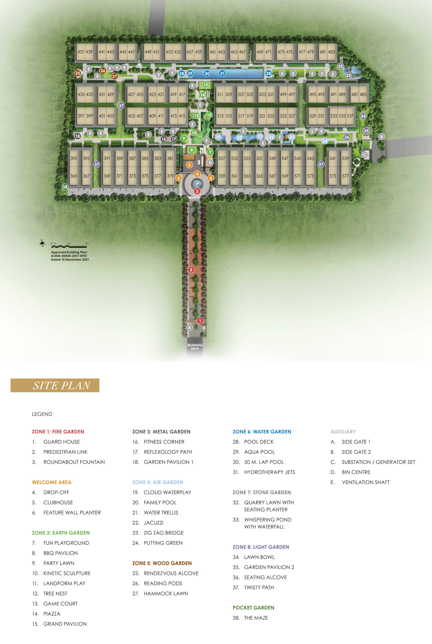 Belgravia Ace Site Plan